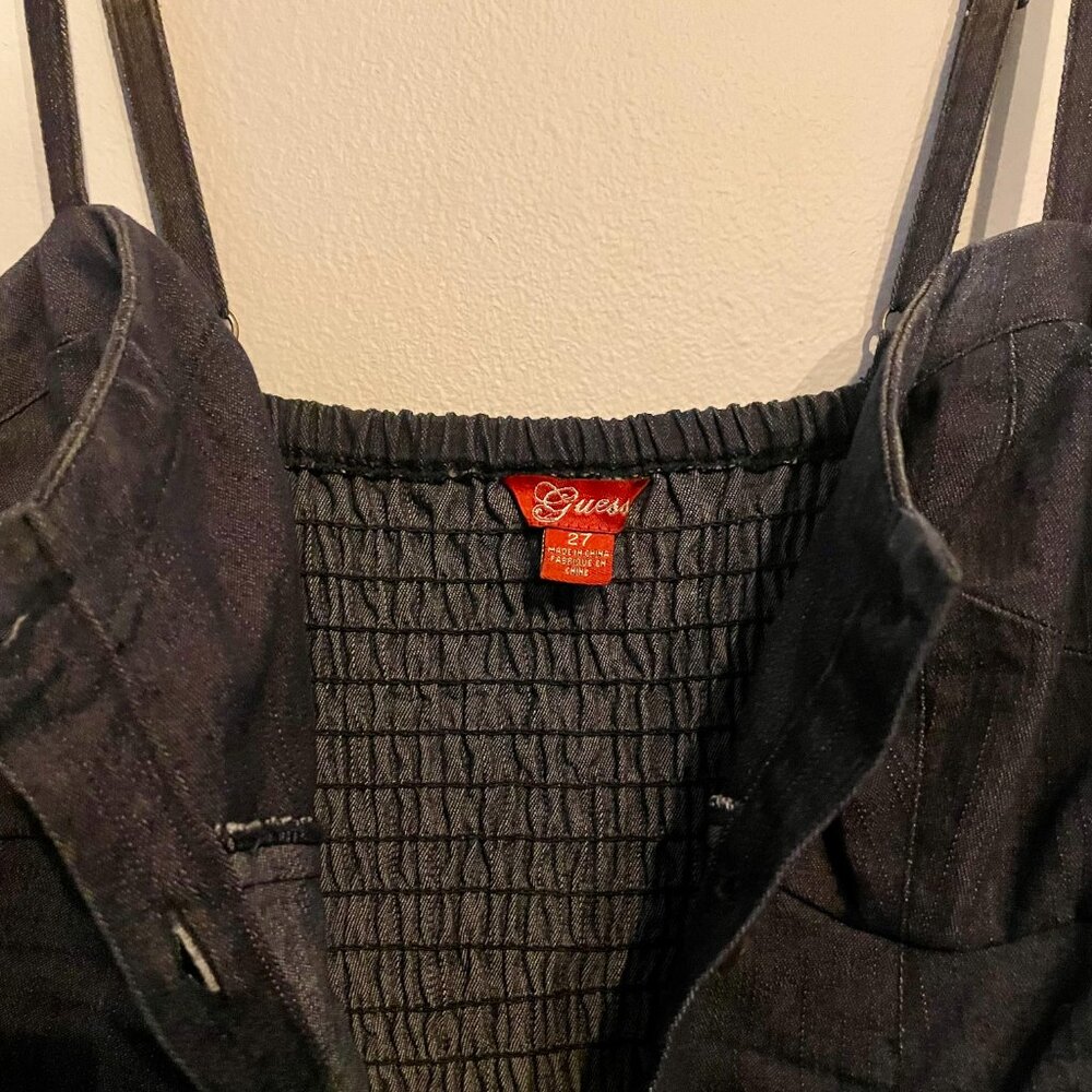 Denim Sweetheart Romper by Guess - Picture 6 of 6